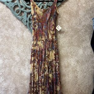 Floral Multicolor Sleeveless Women’s Maxi Dress